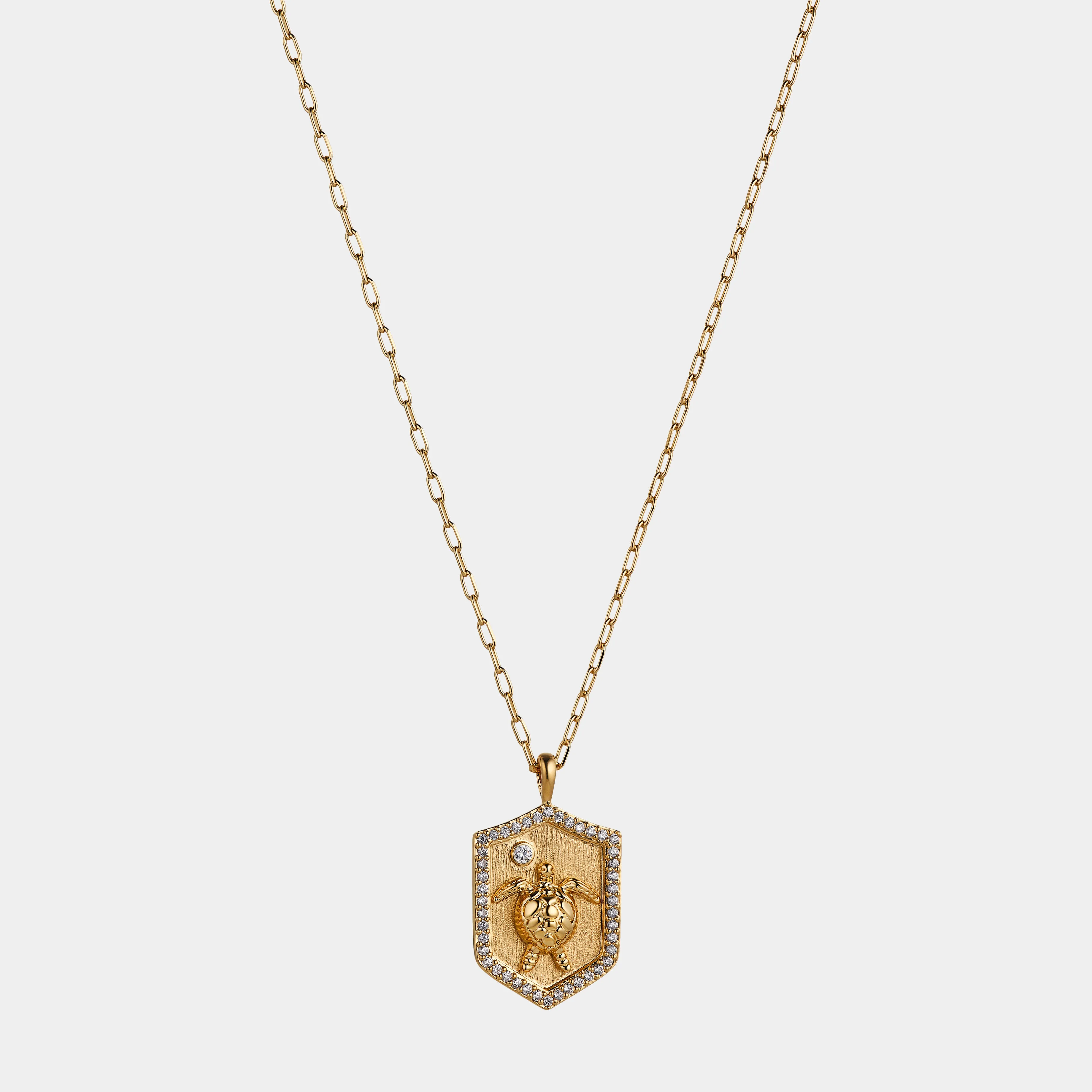 AJOA VACAY TURTLE PENDANT NECKLACE