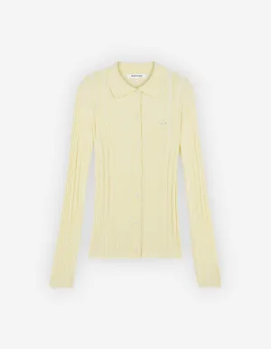 Baby Fox Patch Knitted Shirt Lemonade