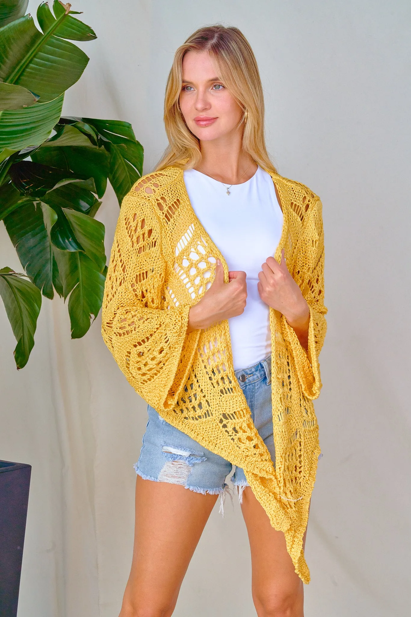 Crochet Bell Sleeve Top