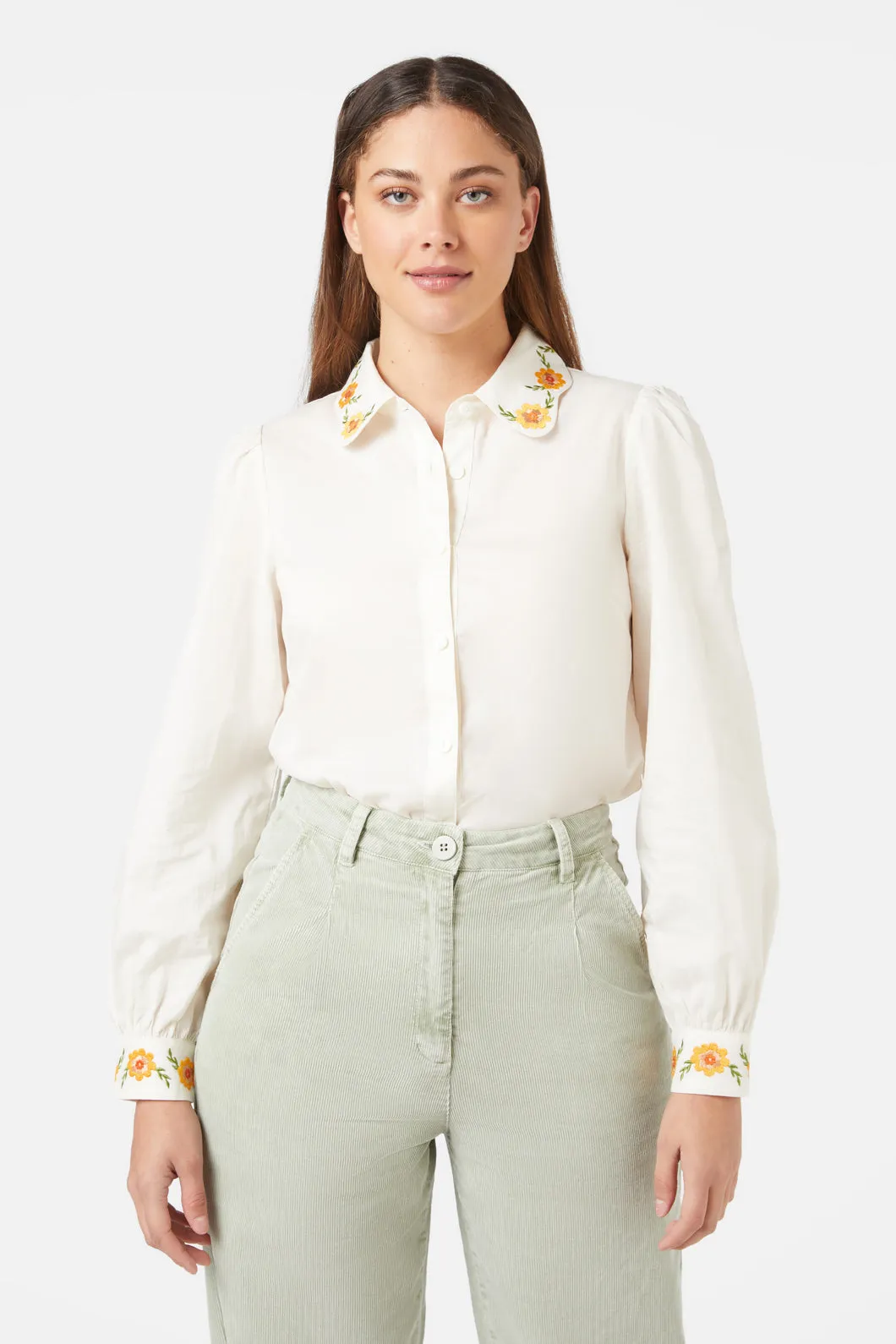 Folk Embroidered Blouse