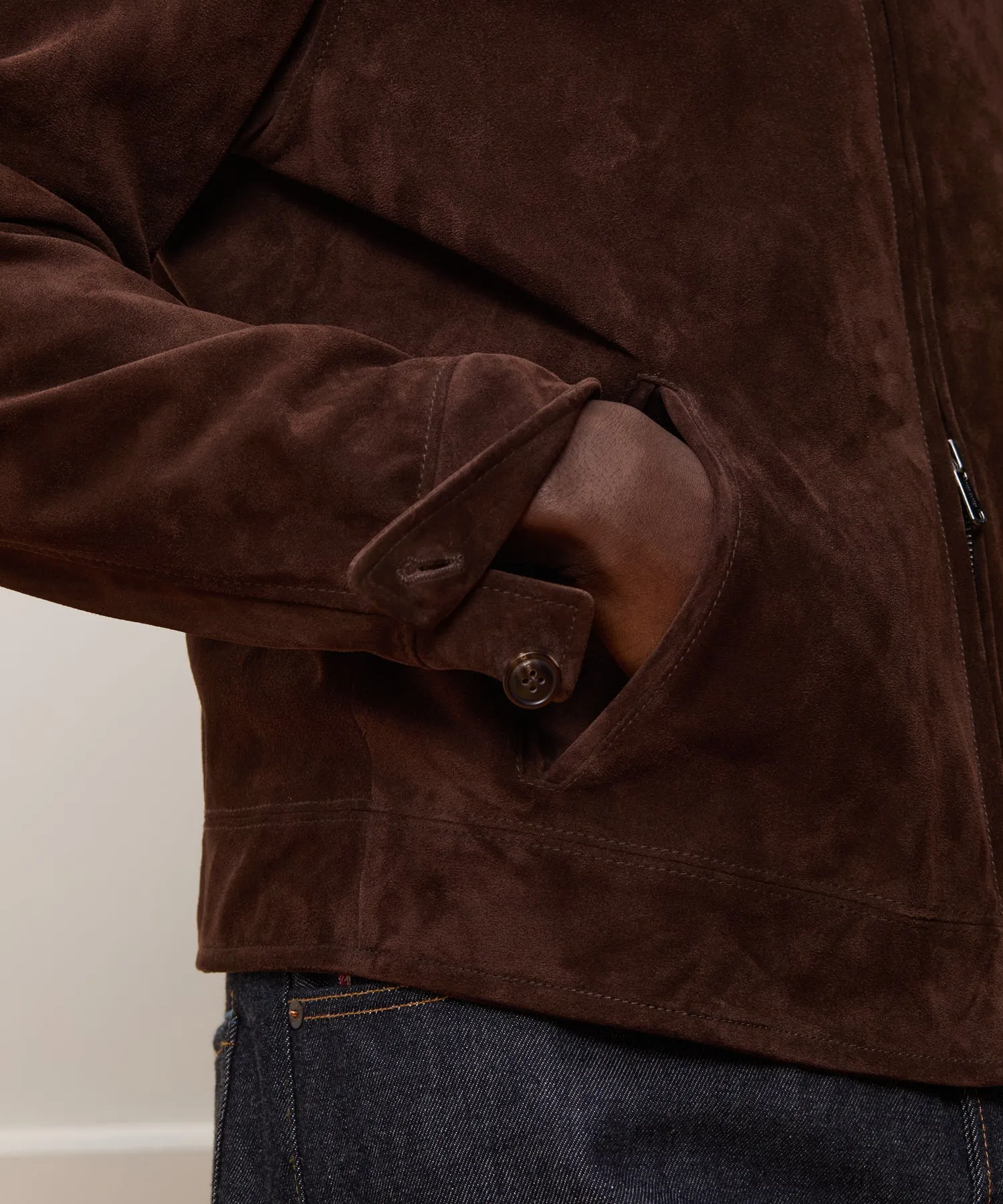 Italian Suede Dean Jacket