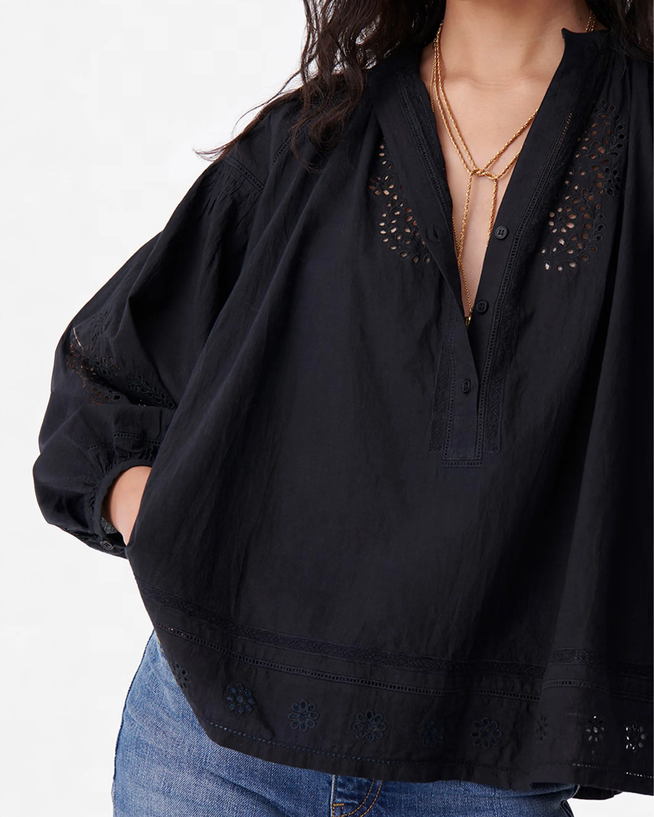Nipoa Embroidered Blouse
