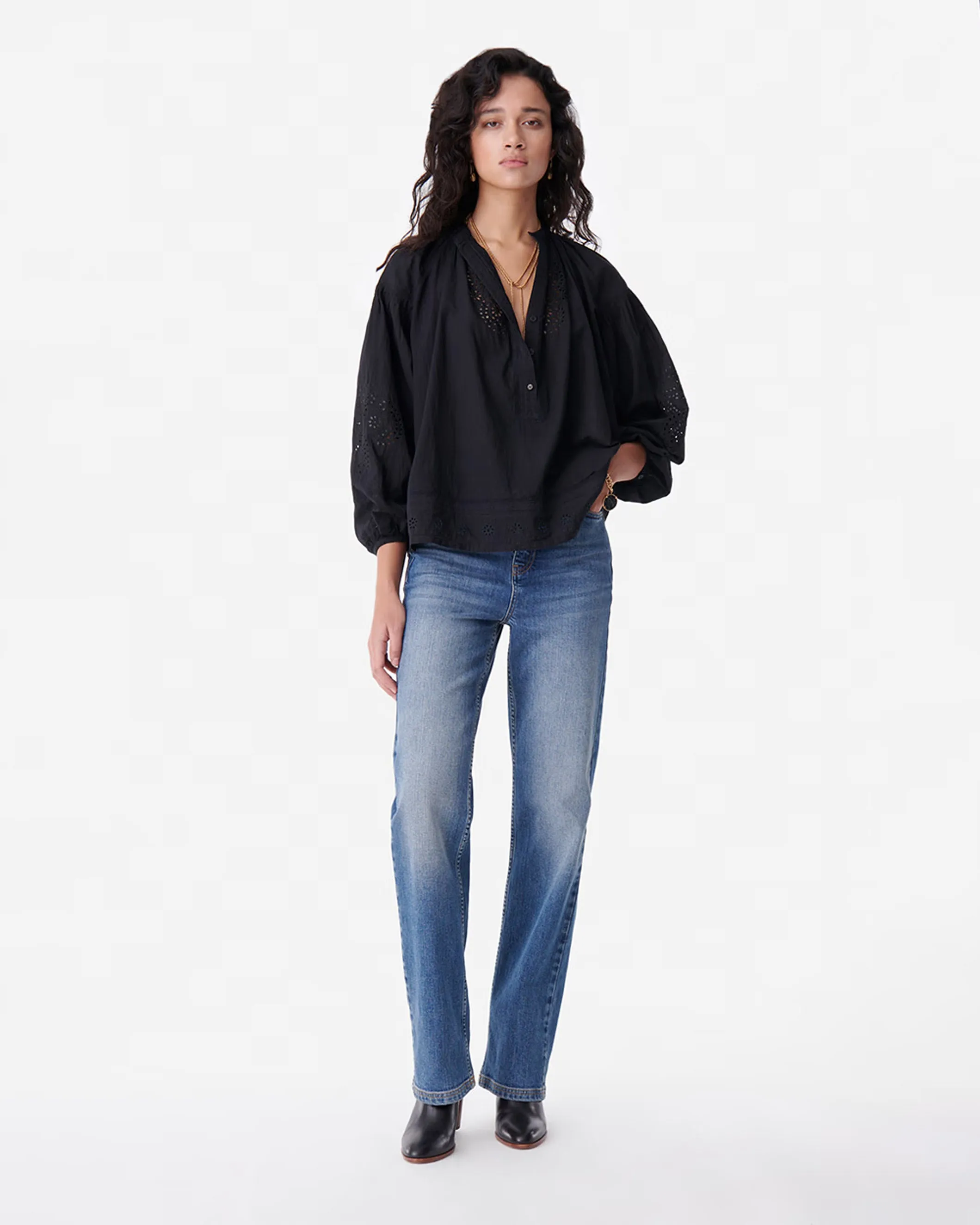 Nipoa Embroidered Blouse
