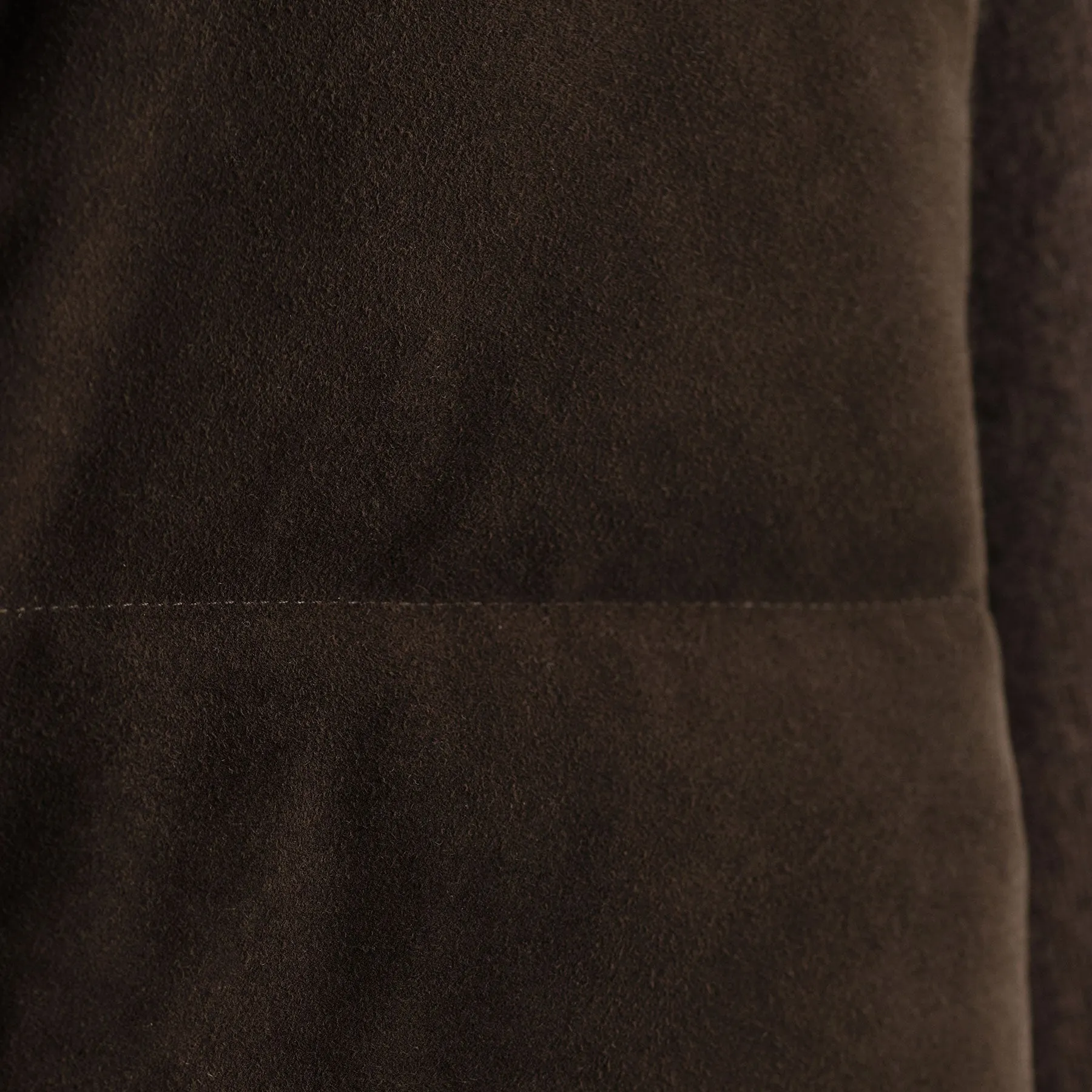 Suede Front Zip Up Sweater - Bronco